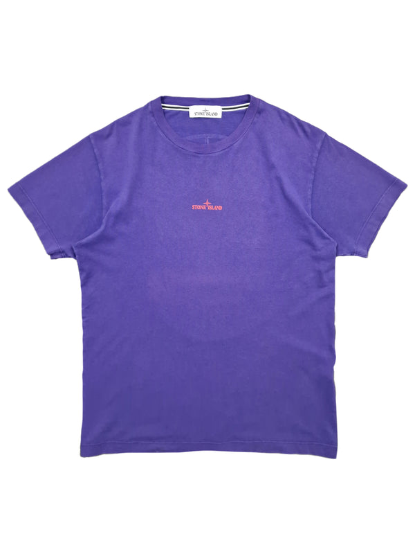 Stone Island Purple Back Orange Cross Tee SS22
