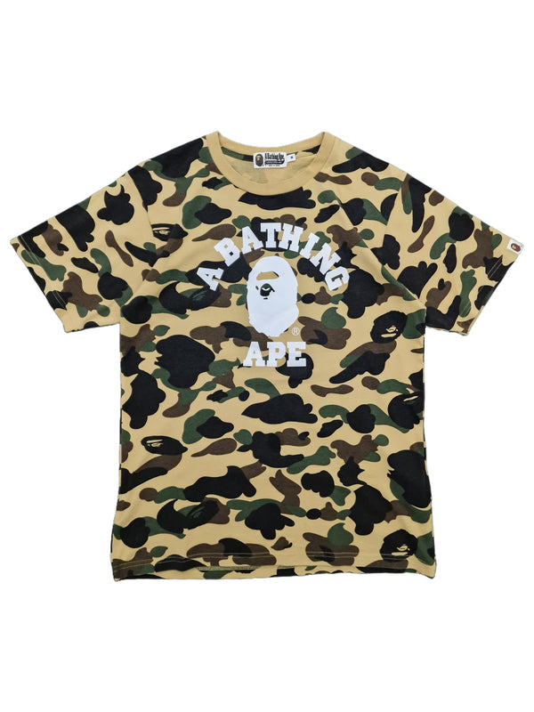 BAPE College 1st Camo Brown/Green Allover Tee