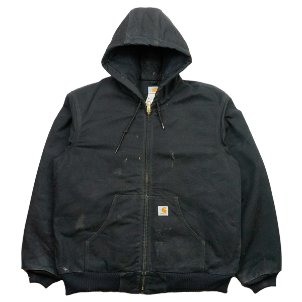 Carhartt Black Active Hooded Jacket