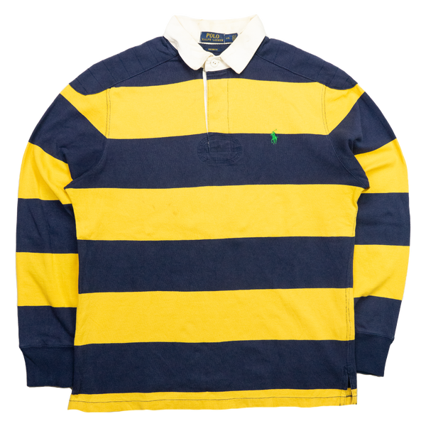 Ralph Lauren Navy & Yellow Rugby Polo Tee