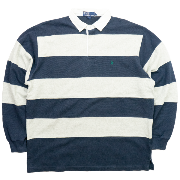 Ralph Lauren Navy & White Rugby Polo Tee
