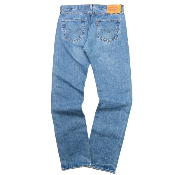 Levis 501 Blue Straight Fit Jeans