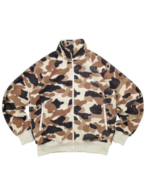 Stussy Polar Brown Camo Full Zip