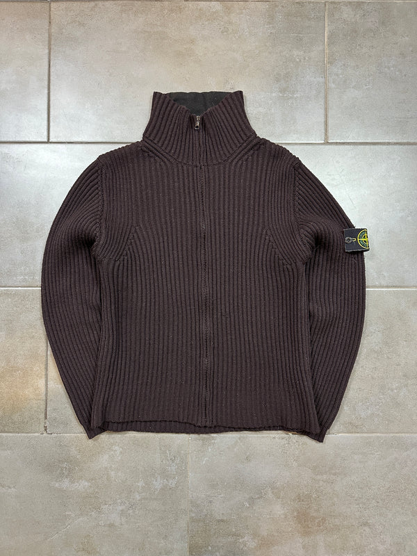 Stone Island 2002 Full Zip Grape Sweat