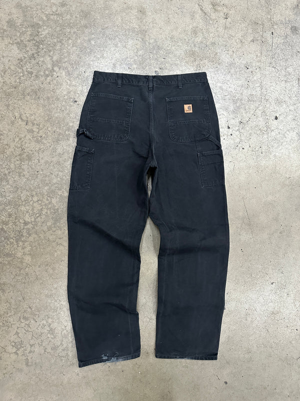 Carhartt Black Dungaree Fit Carpenter Pants