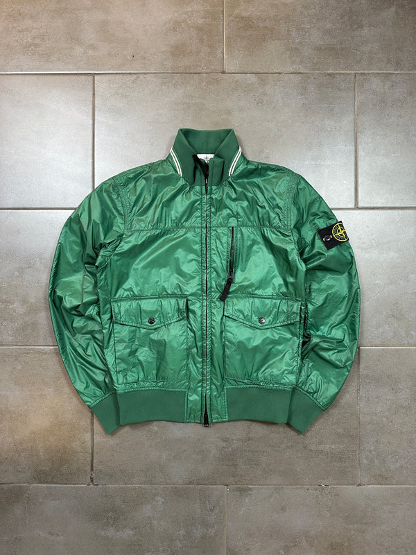 Stone Island Green Zip w/ Chest Pocket Jacket