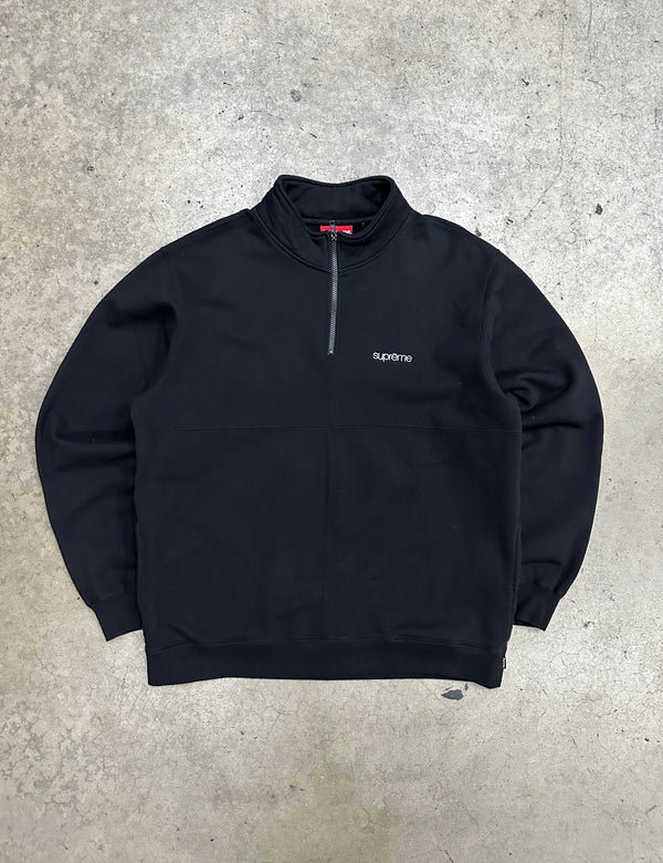 SUPREME Halfzip Black