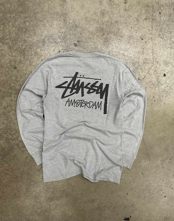 Stussy Amsterdam LS Grey