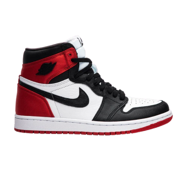 Air Jordan 1 Retro High Satin Black Toe (Womens)