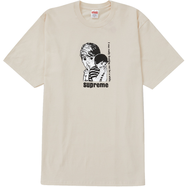 Supreme Freaking Out Tee Beige